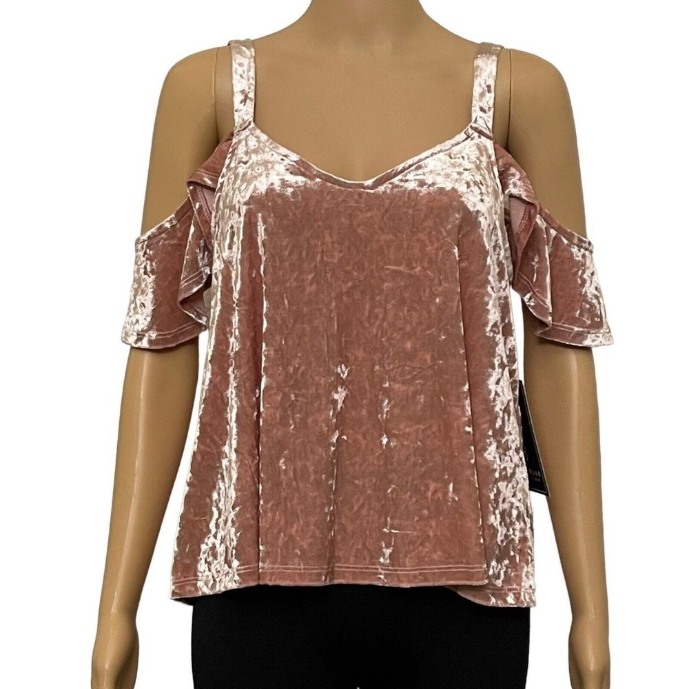 bagatelle collection blouse size M Rose Gold